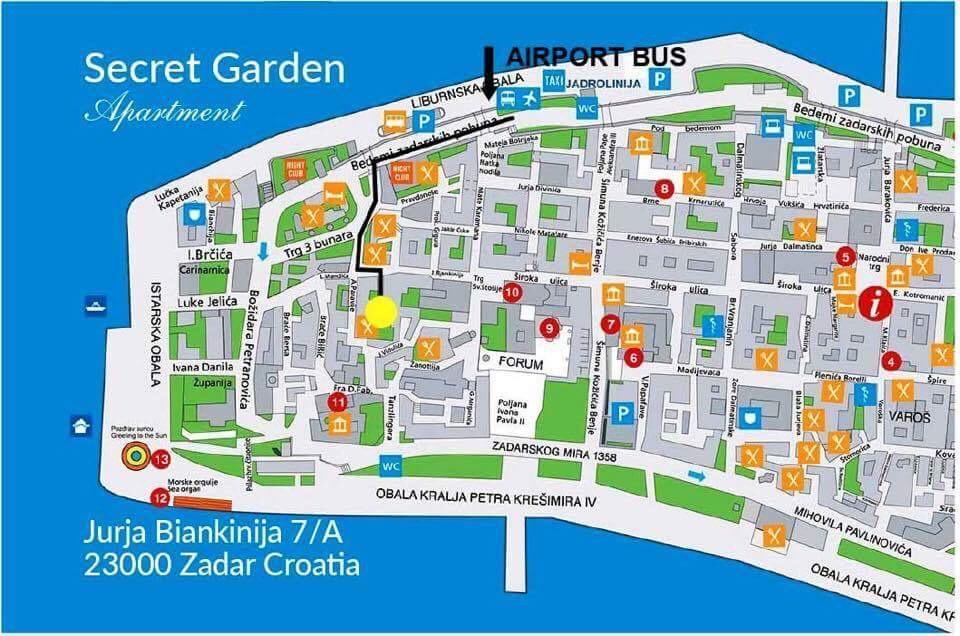 Secret Garden Apartment Zadar Exterior photo